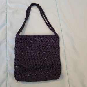 Talbots Crocheted and Beaded Bag